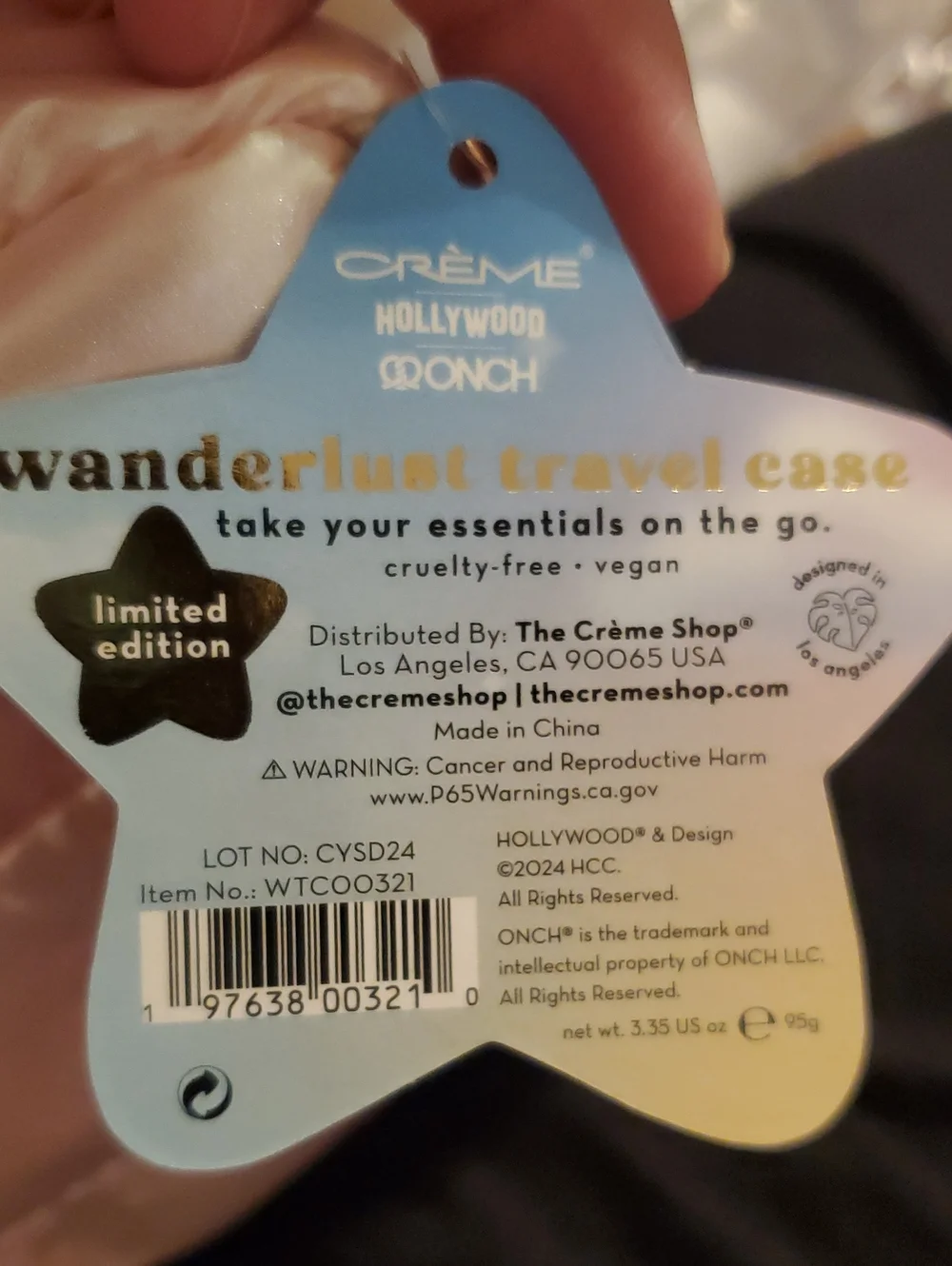 Hollywood Wanderlust Travel Case